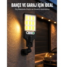 Hareket Algılamalı Dış Mekan Lamba Konforlu Aydınlatma Yeni Nesil