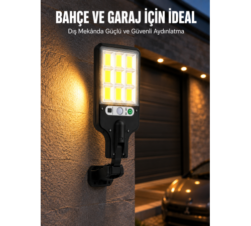 Hareket Algılamalı Dış Mekan Lamba Konforlu Aydınlatma Yeni Nesil