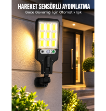 Sensörlü Sokak Tipi Lamba Günlük Kullanım İçin İdeal (Kopya)