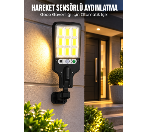 Sensörlü Sokak Tipi Lamba Günlük Kullanım İçin İdeal (Kopya)