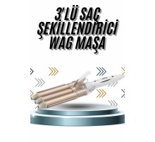 Wag Maşa Profesyonel Saç Şekillendirici İyon Özellikli Isı Kademeli
