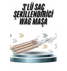 Wag Maşa Profesyonel Saç Şekillendirici İyon Özellikli Isı Kademeli
