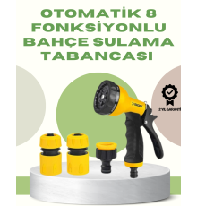 Çok Fonksiyonlu Bahçe Sulama Tabancası Ergonomik Basınçlı Sprey