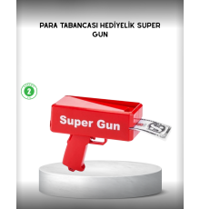 Para Dolar Saçma Para Atma Tabancası Otomatik Kırmızı Oyuncak