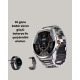 Şık Metal Kasa ve Değiştirilebilir Kordonlarla SW80 Smartwatch