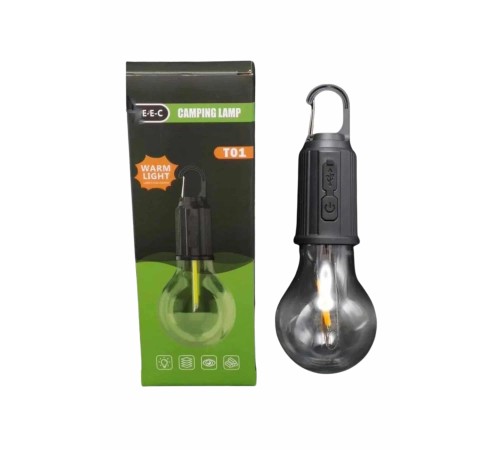 Şarjlı Dekoratif Kamp Lambası Askılı Ampul Led Işık Type-C Girişli