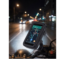 Bisiklet Scooter Motosiklet İçin Su Geçirmez Telefon Standı 360 Derece Döner