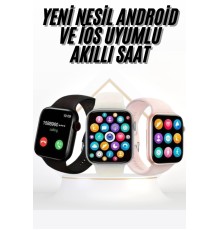 Akıllı Saat Uyku ve Sağlık Takibi Arama Cevaplama 44 MM Amoled Ekran