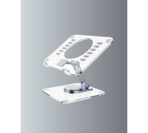 Ayarlanabilir Şeffaf Tablet Standı Kaymaz Silikon Tabanlı