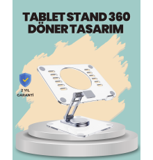 Çift Eksenli Ayarlanabilir Tablet Destek Standı