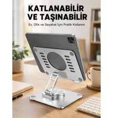 Taşınabilir Katlanır Tablet Braketi Masaüstü Stand Yeni Nesil