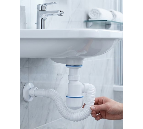 Lavabo Gider Sifonu Esnek Hortumlu Koku Önleyici Tıkanma Engelleyici Gider Seti