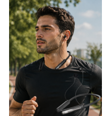 Ses Değiştirme Özellikli Boyun Askılı Bluetooth Spor Kulaklığı