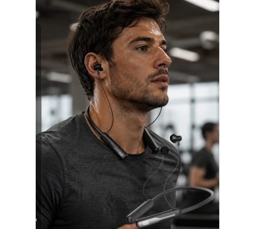 Boyun Askılı Bluetooth Kulaklık Extra Bass ve Ses Değiştirme Modlu