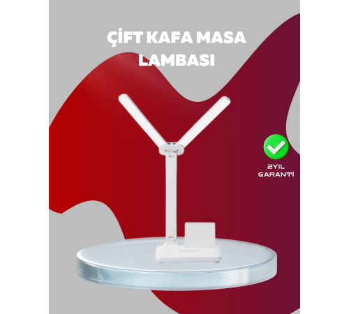 Kısılabilir LED Masa Lambası – Kalemlik, Telefon Standı ve Okuma Işığı Bir Arada