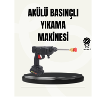 TEK BATARYALI 48V Şarjlı Basınçlı Yıkama Makinesi