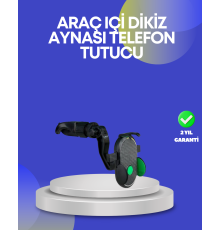 Dikiz Aynasına ve Koltuk Başlığına Uyumlu Telefon Tutucu