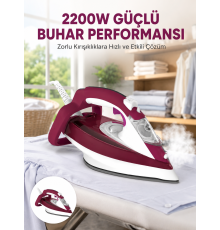 2200W Seramik Kaplama Estetik Tasarımı 360 Derece Dönebilir Kablosu