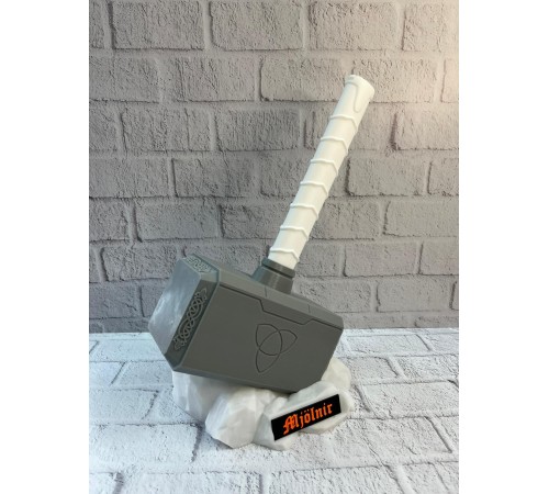 Thor Çekici Dekoratif Figür Mitolojik ve Fantastik Ev Aksesuarı 20x34 cm