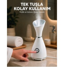 Yüz Buhar Cihazı 80 ML Su Hazneli Nano İyonik