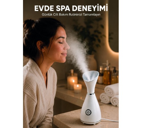 Nano İyonik Yüz Buhar Makinesi