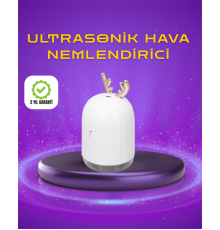 Renkli LED Işıklı ve Sürekli Spreyli Masa Nemlendirici