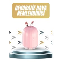 Led Işıklı Hava Nemlendirici Buhar Makinesi Dekoratif Aromaterapi