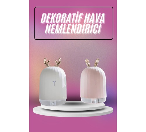 Hava Nemlendirici Ultrasonik Aromaterapi Difüzör Tavşan Nemlendirici