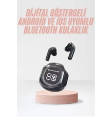 Yeni Nesil Bluetooth Kulaklık Dijital Göstergeli Dokunmatik 5.3 Kablosuz