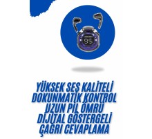 Kablosuz Dijital Göstergeli Powerbanklı IOS ve Android Uyumlu Kulaklık