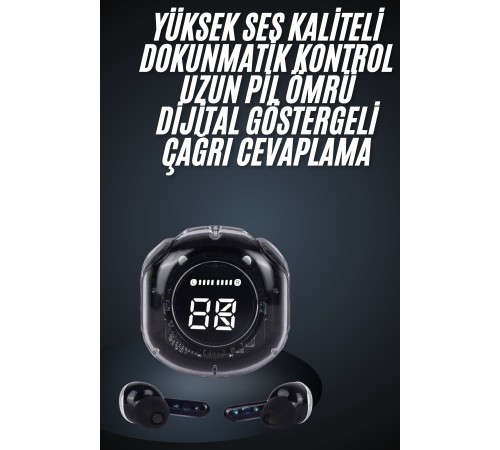 Ultrapods Led Göstergeli Kulaklığı ANC Destekli Bluetooth 5.3