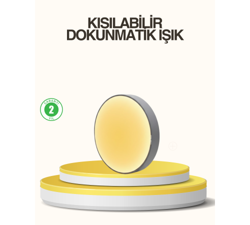 Hareket Algılayan LED Gece Lambası Mıknatıslı Duvar Montajlı