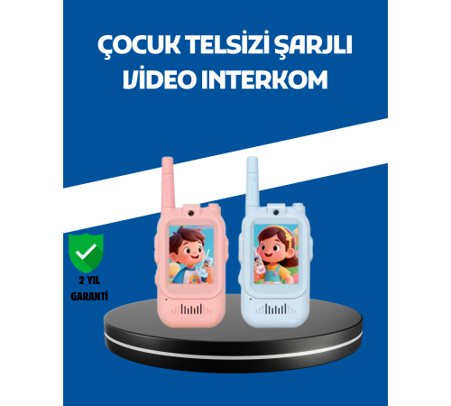 Görüntülü Walkie Talkie Çocuklar İçin Video İnterkomlu Oyuncak