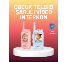 Ekranlı Walkie Talkie Oyuncağı Ses ve Görüntü Destekli