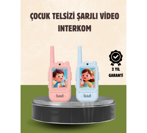 Görüntülü Walkie Talkie Çocuklar İçin Video İnterkomlu Oyuncak