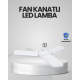 Enerji Tasarruflu LED Ampül 60 Watt 4 Kollu Beyaz Işık