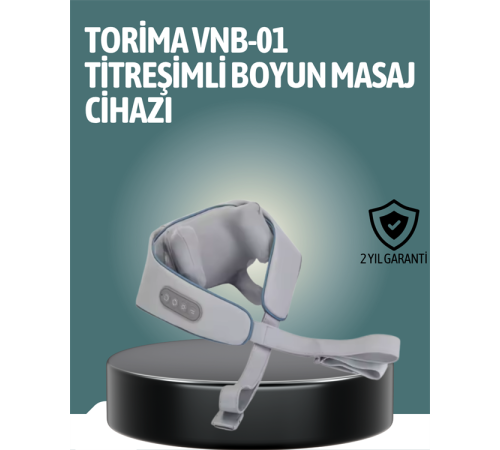 VNB-01 Titreşimli Boyun Masaj Aleti Gri Renk