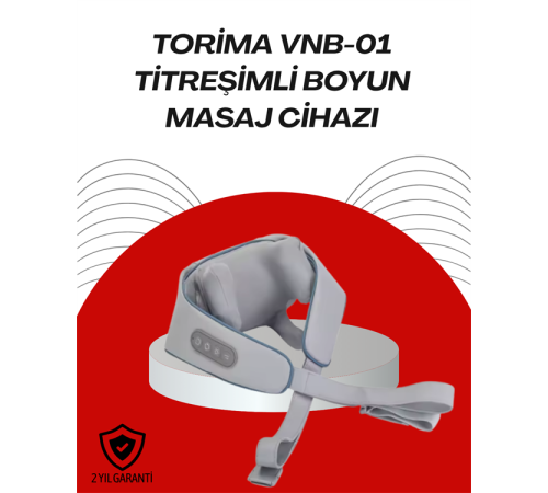 VNB-01 Titreşimli Boyun Masaj Aleti Gri Renk
