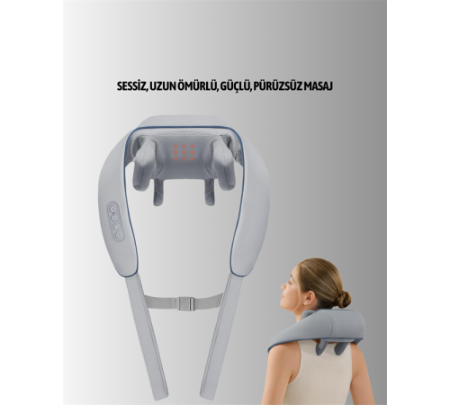 1800mAh Pil Kapasiteli Boyun Masaj Aleti