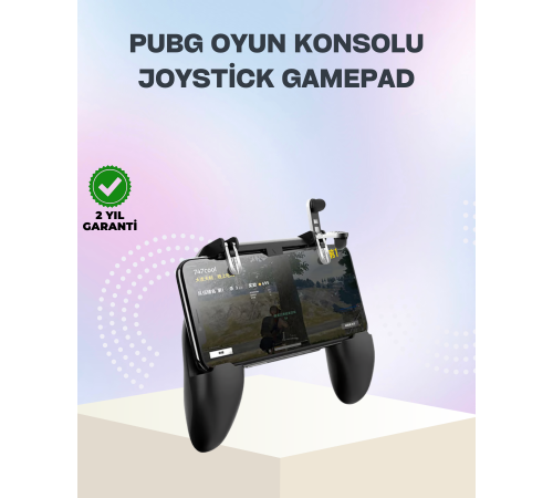 Joystickli ve Tetikleyicili PUBG Mobile Gamepad Oyun Kontrolcüsü