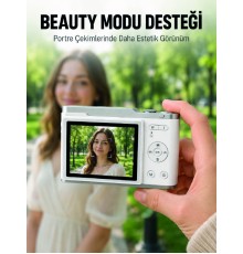 Dijital Kamera 4K Video 48 MP Fotoğraf Çekim Özellikli