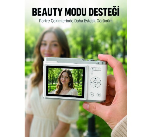 Dijital Kamera 4K Video 48 MP Fotoğraf Çekim Özellikli