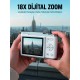 Kompakt Dijital Fotoğraf Makinesi Beyaz 18X Dijital Zoom Destekli