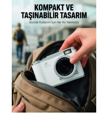 Taşınabilir Dijital Kamera Otomatik Odaklama ve Beauty Modu
