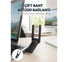 USB WiFi Adaptör – 1200 Mbps Hız