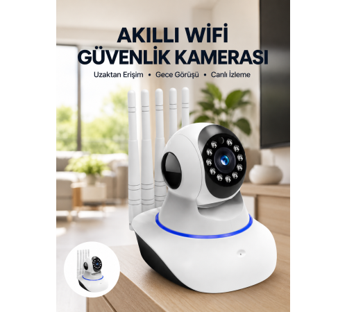 Güvenlik Kamerası Antenli Gece Görüşlü Sensörlü Harekete Duyarlı Yeni Nesil