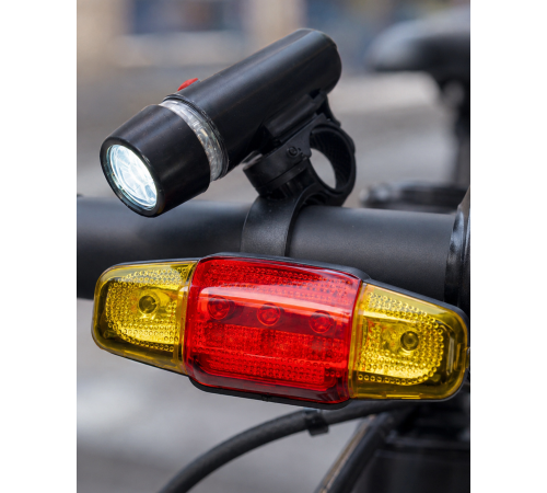 Bisiklet Emniyet Işığı Seti Güçlü LED Ön Far Arka Stop Lambası