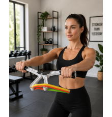 Direnç Bantlı Kol Göğüs Omuz Egzersiz Aleti Evde Fitness Seti