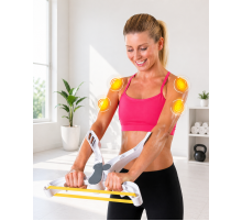 Taşınabilir Direnç Bantlı Ev Fitness Kol Güçlendirme Aleti