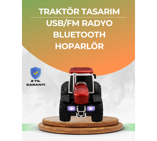 Taşınabilir Nostaljik Araç Tasarımlı Bluetooth Hoparlör